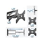 Mount-It! Full-Motion Wall TV Mount, 110 Lbs. Max. (MI-393)~#|#~sp138574013_sc7