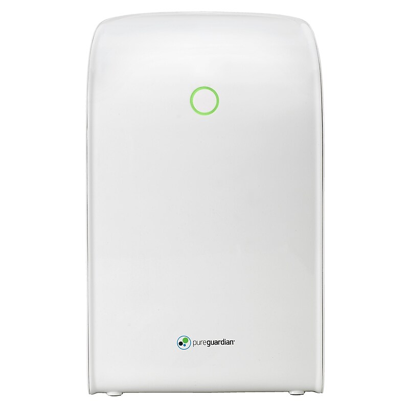 PureGuardian Energy Star Portable Dehumidifier, White (DH201WCA) image 1