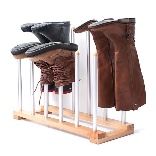 INNOKA 6 Pairs Space Saving Shoes Rack Standing Storage Holder Hanger