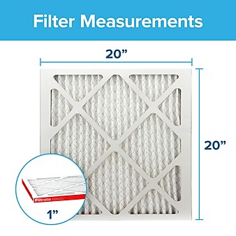 Filtrete Allergen Defense Air Filter, 1000 MPR, 20" x 20" x 1" (9802-4)