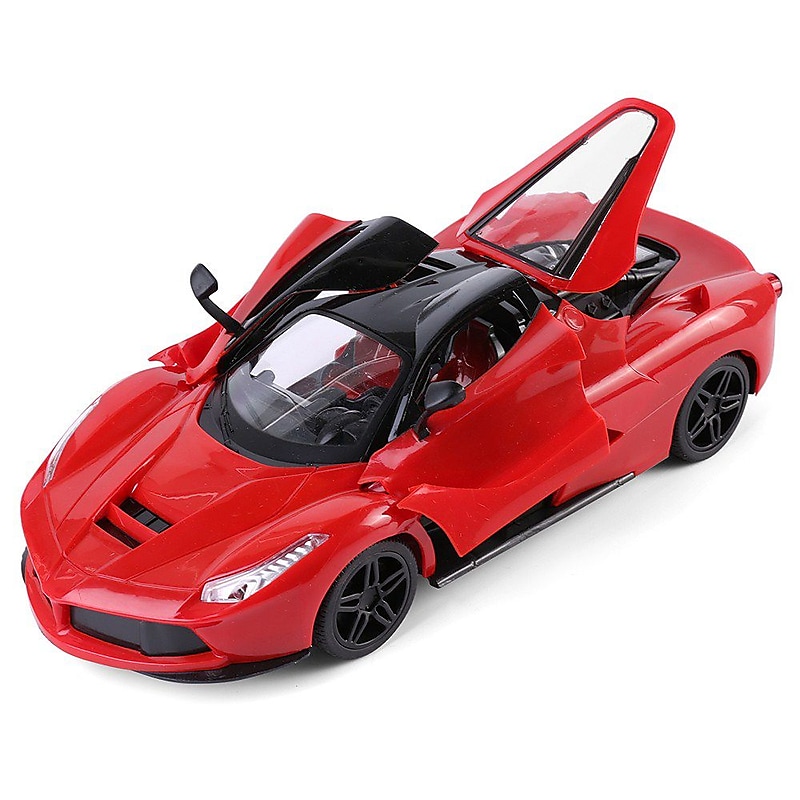 Red Rc Sports Car Convertibles Fast Furious Classic Scale 1:16 Sound Flash Light (TOYCAR114) image 1