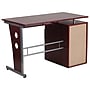 Flash Furniture 47" Laminate L-Shape Computer Desk, Mahogany (NANWK008)~#|#~sp140431630_sc7