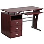 Flash Furniture 47" Laminate L-Shape Computer Desk, Mahogany (NANWK008)~#|#~sp140431631_sc7