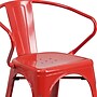 Flash Furniture Luna Contemporary Metal Dining Chair, Red (CH31270RED)~#|#~sp140431692_sc7