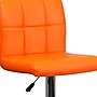 Flash Furniture Contemporary Vinyl Barstool with Back, Adjustable Height, Orange (DS810MODORG)~#|#~sp140431849_sc7