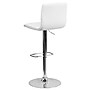 Flash Furniture Contemporary Vinyl Adjustable Height Barstool with Back, White (CH112080WH)~#|#~sp140433193_sc7