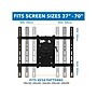 Mount-It! Tilt Wall Hospitality TV Mount With STB Enclosure, 100 Lbs. Max. (MI-389)~#|#~sp140538895_sc7