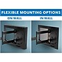 Mount-It! Tilt Wall Hospitality TV Mount With STB Enclosure, 100 Lbs. Max. (MI-389)~#|#~sp140538896_sc7