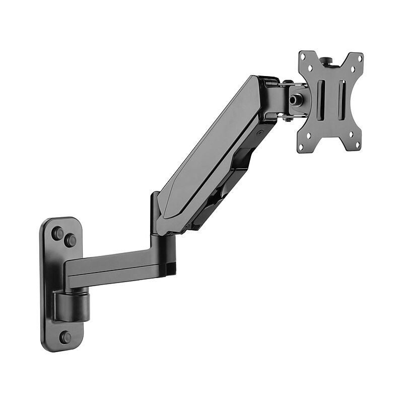 Mount-It! Adjustable Monitor Wall Mount, Up to 32", Black (MI-3753) image 1