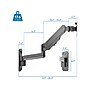 Mount-It! Adjustable Monitor Wall Mount, Up to 32", Black (MI-3753)~#|#~sp140538904_sc7