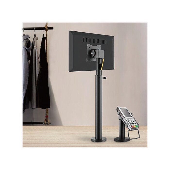 Mount-It! Credit Card POS Terminal Stand for VeriFone VX520, Black