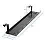 Mount-It! Under-Desk Cable Tray, Black (MI-7282)~#|#~sp140539438_sc7