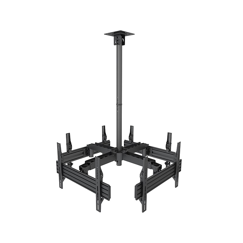 Mount-It! Tilt and Swivel Ceiling Quad TV Mount, 66 Lbs. Max. (MI-514) image 1
