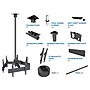 Mount-It! Tilt and Swivel Ceiling Triple TV Mount, 66 Lbs. Max (MI-515)~#|#~sp140539458_sc7