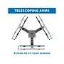 Mount-It! Tilt and Swivel Ceiling Triple TV Mount, 66 Lbs. Max (MI-515)~#|#~sp140539459_sc7