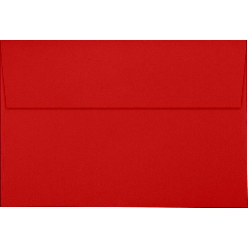 LUX A10 Invitation Envelopes (6 x 9 1/2) 50/Pack, Ruby Red (LUX-4590-18-50) image 1