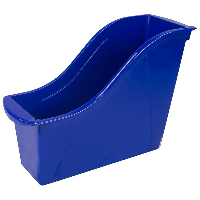 Storex Plastic Small Book Bin, 11.75