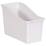Teacher Created Resources Plastic Book Bin, 5.5" x 11.38" x 7.5", White, 6/Bundle (TCR20425-6)~#|#~sp140938610_sc7