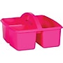 Teacher Created Resources Plastic Storage Caddy, 9" x 9.25" x 5.25", Pink, 6/Bundle (TCR20908-6)~#|#~sp140938720_sc7