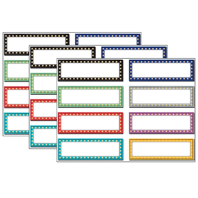Teacher Created Resources Marquee Labels Magnetic Accents, 20 Per Pack, 3 Packs (TCR77284-3) image 1