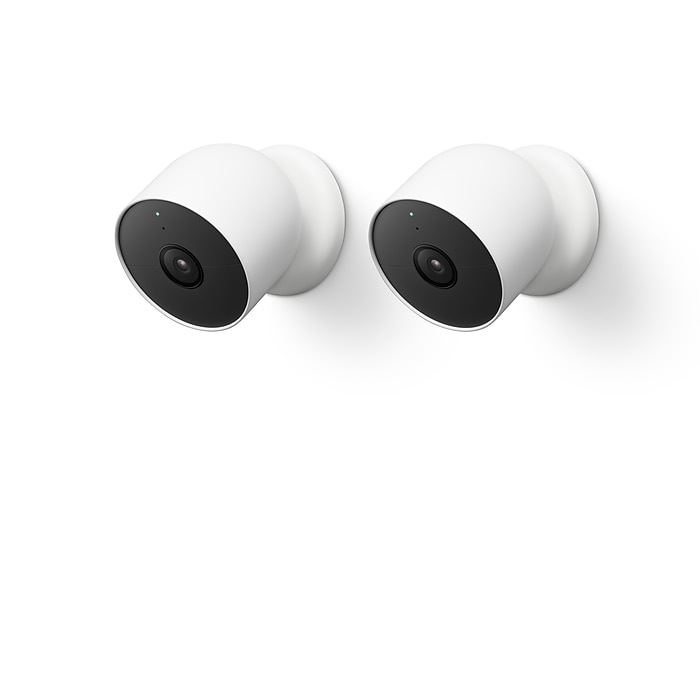 Nest Indoor Outdoor Camera Battery, White 2/Pack (GA01894-US