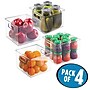 InterDesign Binz Office Storage Set, Clear, 4/Pack (71230M4)~#|#~sp14146023_sc7