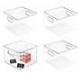 InterDesign Binz Office Storage Set, Clear, 4/Pack (71230M4)~#|#~sp14146025_sc7