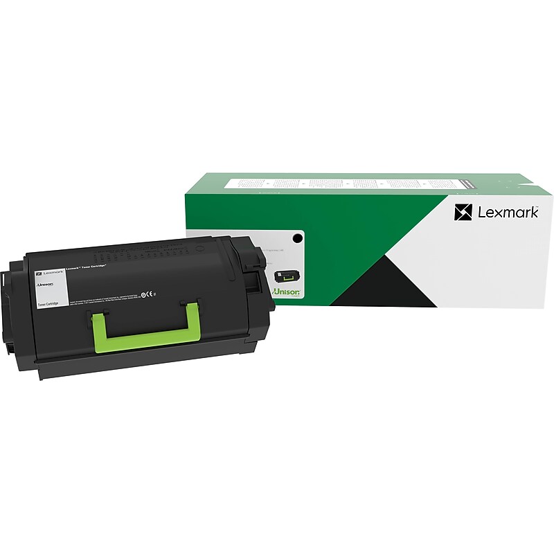 Lexmark 521 Black High Yield Toner Cartridge (52D1H00) image 1