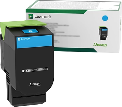Lexmark 701 Cyan Standard Yield Toner Cartridge (70C10C0) Sansujyuku sansujyuku.com