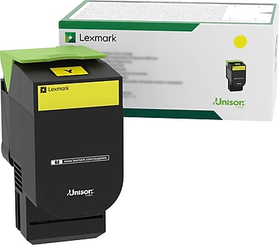 Lexmark 701 Yellow Standard Yield Toner Cartridge (70C10Y0) Sansujyuku sansujyuku.com
