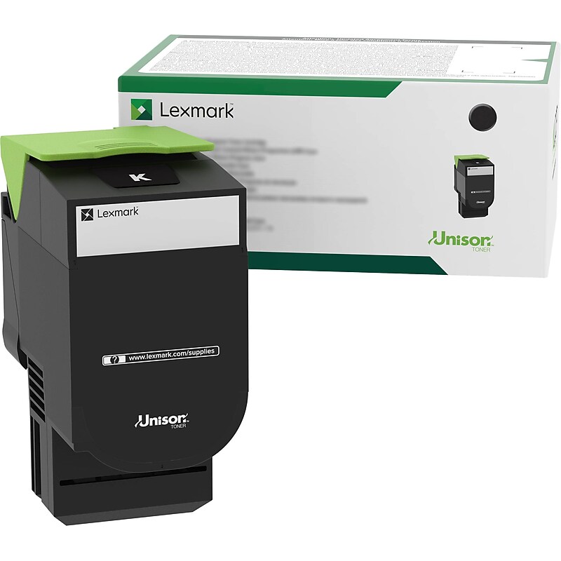 Lexmark 801 Black Economy Toner Cartridge (80C10K0) image 1