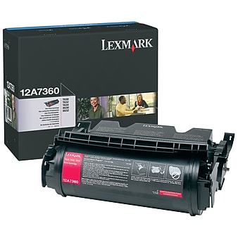Lexmark 12A7360 Black Standard Yield Toner Cartridge