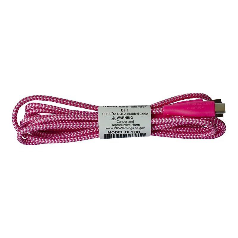 ESI USB-C/A Cable, Pink (BL1781) image 1