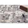 Anji Mountain Rug'd Aarhus Carpet & Hard Floor Chair Mat, 36" x 48'', Gray/White (AMB9007)~#|#~sp141596149_sc7