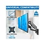 Mount-It! Adjustable Dual Monitor Wall Mount, Up to 32", Black (MI-1766B)~#|#~sp141596577_sc7