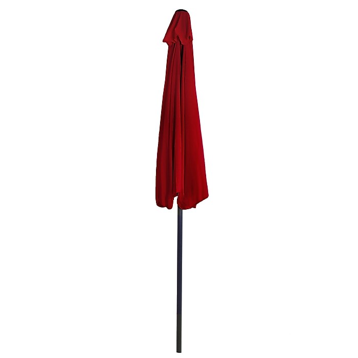 half red patio umbrella Umbrella base not included WestinTrends Lanai 9 Ft Outdoor