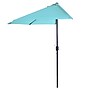 Pure Garden 9' Half Round Patio Umbrella Blue (M150053)~#|#~sp14171729_sc7