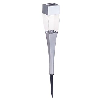 Pure Garden LED Solar Path Lights Silver (M150090)