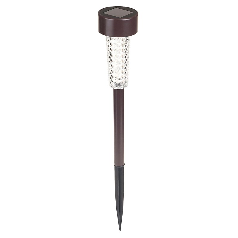 Pure Garden LED Solar Path Lights Bronze (M150089) image 1