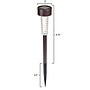 Pure Garden LED Solar Path Lights Bronze (M150089)~#|#~sp14172019_sc7