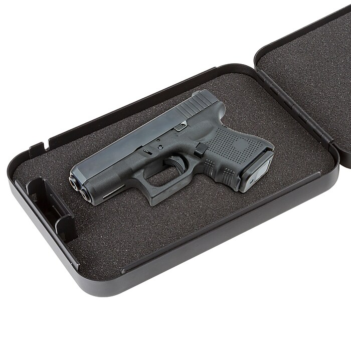 Stalwart 0.05 Cubic Foot Combination Lock Portable Gun Safe, Steel