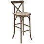 Flash Furniture Wood X-Back Bar Stool, Dark Antique (XAXBARGOBC)~#|#~sp141955266_sc7