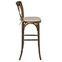 Flash Furniture Wood X-Back Bar Stool, Dark Antique (XAXBARGOBC)~#|#~sp141955552_sc7