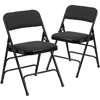 Flash Furniture HERCULES Series Fabric Banquet/Reception Chair, Black, 2/Pack (2AWMC309AFBLK) Simolary simolary.com