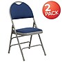 Flash Furniture HERCULES Series Fabric/Metal Folding Chair, Navy Blue, 2/Pack (2HAMC705AF3NVY)~#|#~sp142004269_sc7