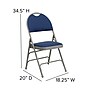 Flash Furniture HERCULES Series Fabric/Metal Folding Chair, Navy Blue, 2/Pack (2HAMC705AF3NVY)~#|#~sp142004273_sc7