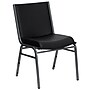 Flash Furniture HERCULES Vinyl Stacking Chair, Black, 4/Pack (4XU60153BKVYL)~#|#~sp142042799_sc7