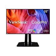 ViewSonic ColorPro VP3268A-4K 32" 4K Ultra HD LED Monitor, Black