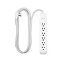 Philips 6-Outlet Surge Protector, 6', White/Gray (SPC3054WA/37-991)~#|#~sp142111091_sc7
