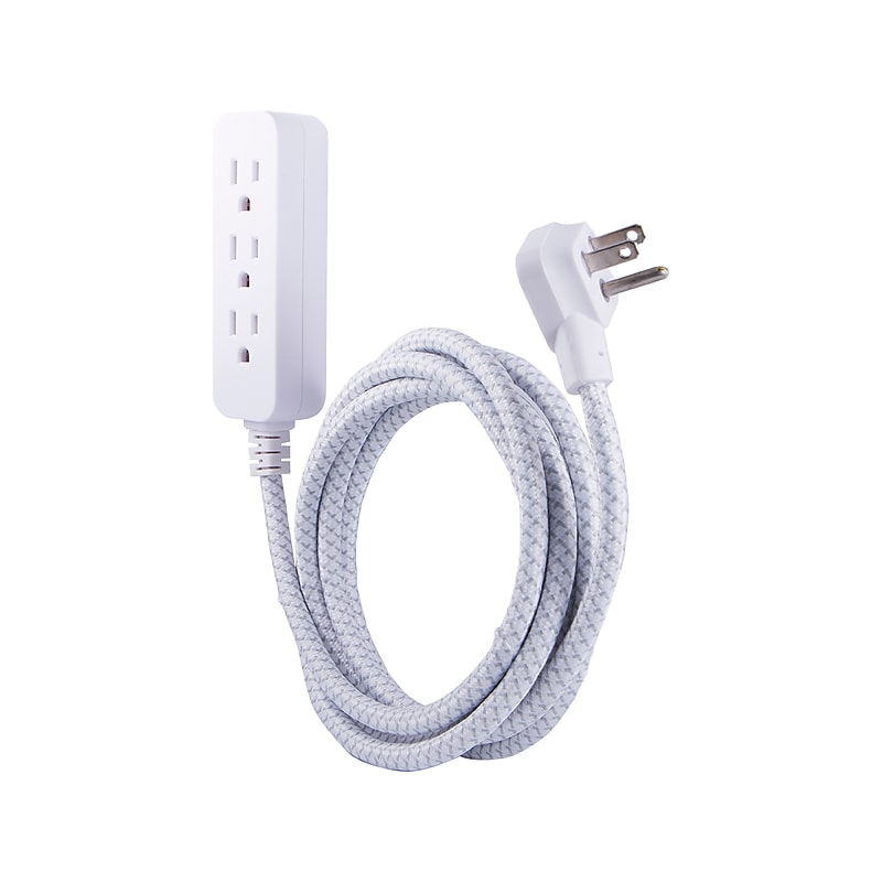 Philips Elite 3-Outlet Surge Protector, 8', White (SPP3433BB/37-991) image 1